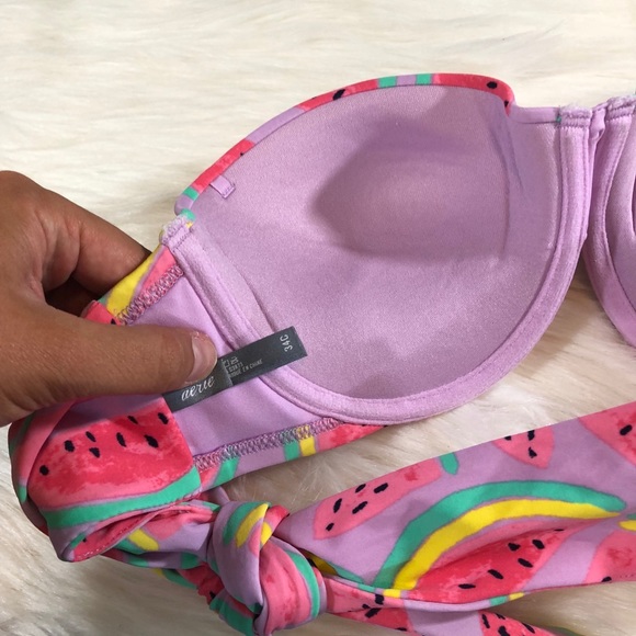 Watermelon strapless bikini top - Picture 3 of 3